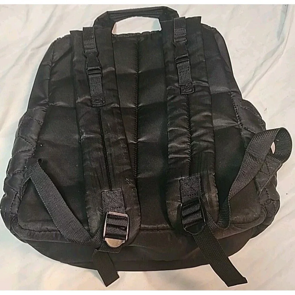 Skip Hop Forma Quilted Diaper Backpack Bag-Black/Teal-Changing Pad-Mesh Wipe Bag